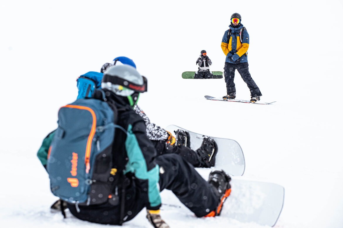 szkolenie snowboardowe freerideowe na Stubai'u