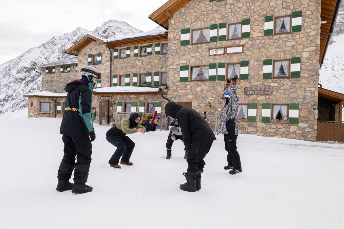Obóz snowboardowy na Stubaiu