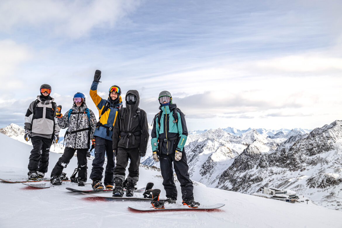 ekipa freeride'owa z Kubą Wolakiem