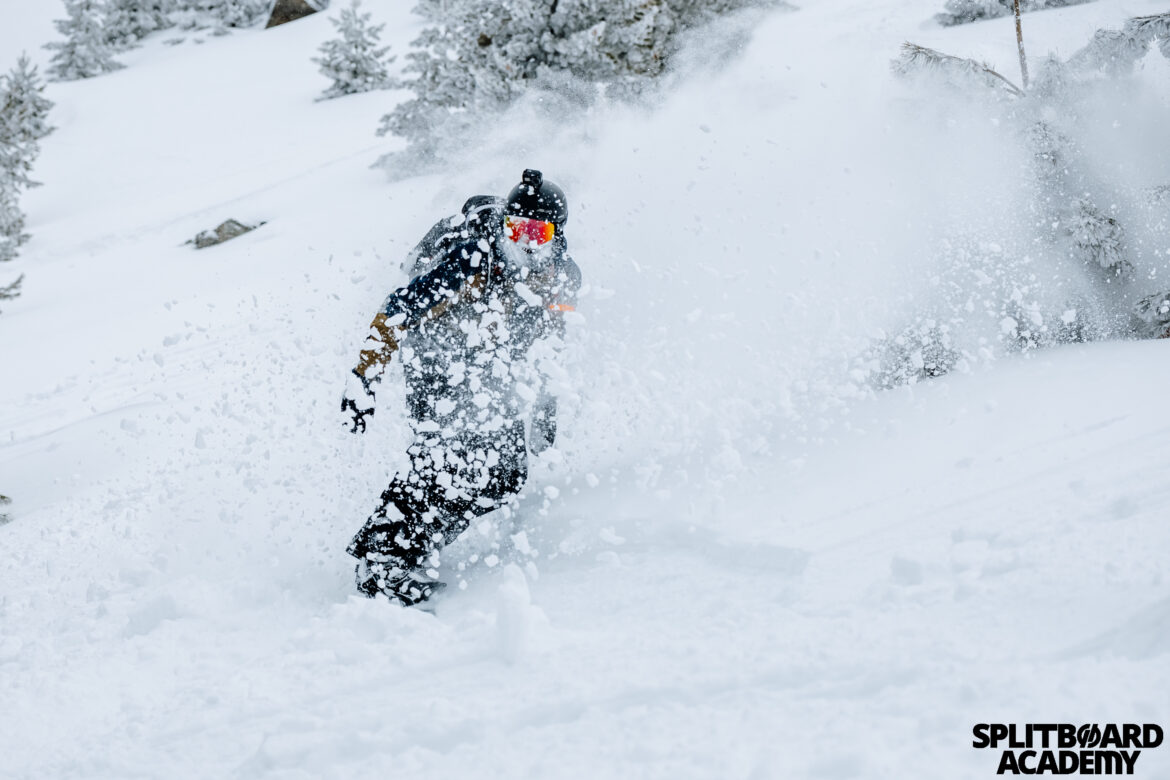 jazda poza trasą podczas obozu freeride'wego w Tauplitz