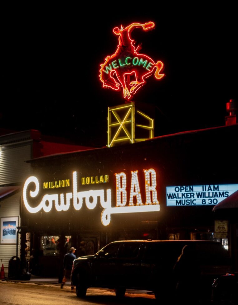 cowboy bar w Jackson Hole